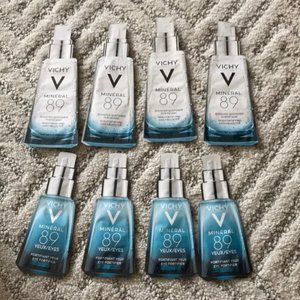4x Vichy Mineral 89 Skin & Eye Fortifying booster